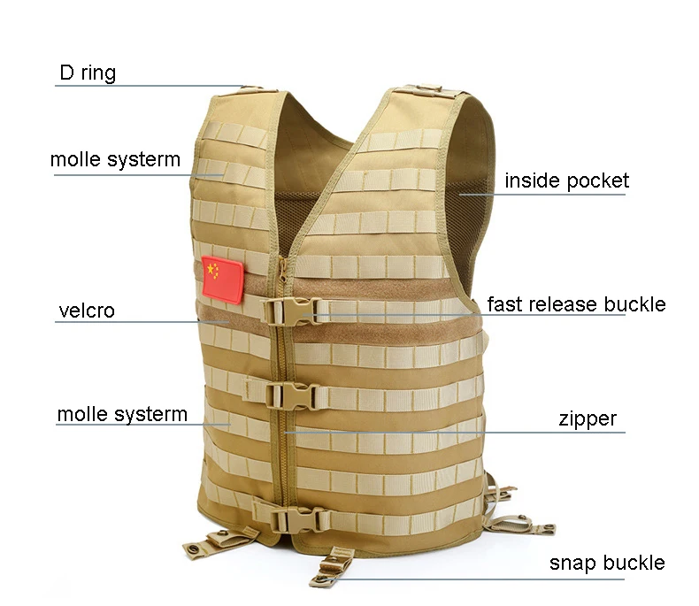 Тактический Жилет MOLLE, модульный универсальный жилет, Регулируемый Открытый Жилет Molle для CS Wargame, рыболовное снаряжение для охоты, Swat Militaria