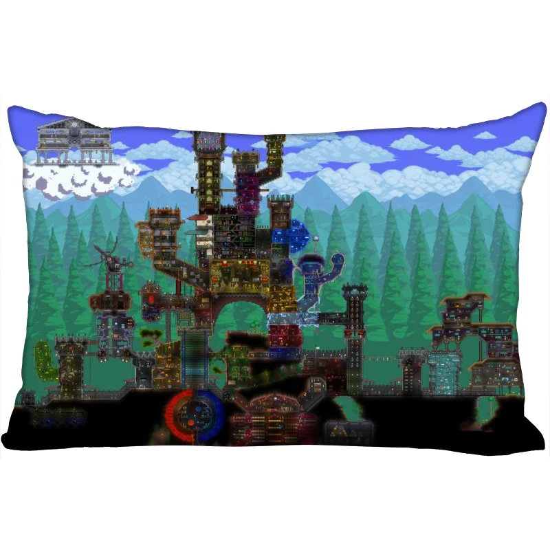 

Custom Terraria New Arrival Rectangle Anime Pillowcases Zipper Custom Pillow Cover Wedding Decorative Christmas Gift