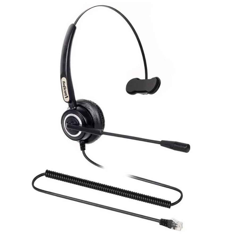 VoiceJoy RJ9 гарнитура для колл центра AVAYA 2400 4600 серия Nortel Mitel Aspire Hybrex разъем с