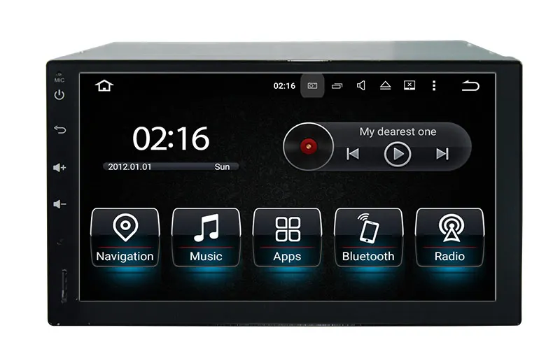 Android 2 din 178*100 универсальный автомобильный dvd плеер без gps-навигатора стерео Радио