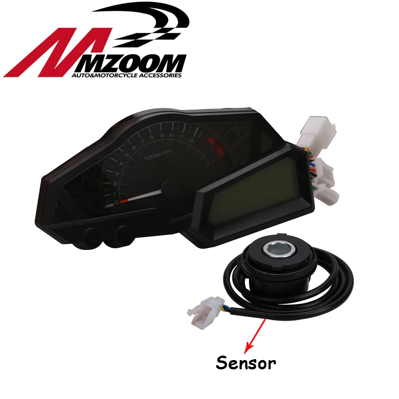 Для KAWASAKI Honda Suzuki Yamaha Универсальный мотогонок OEM манометры кластер Спидометр