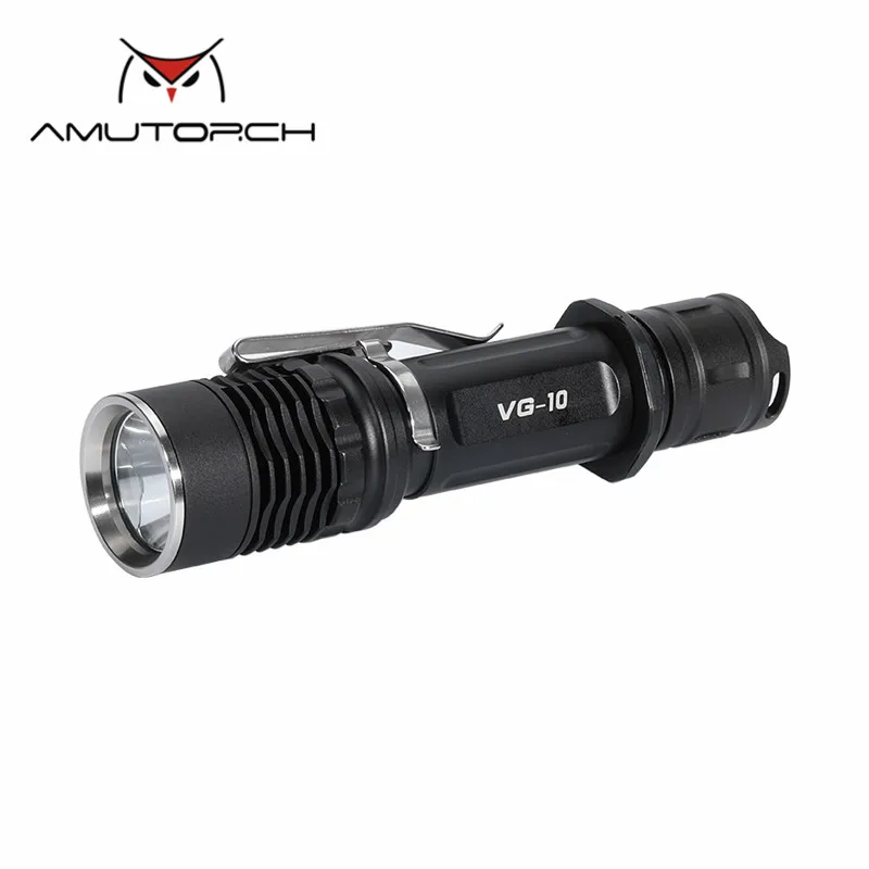 Amutorch VG10 2017 новейший светодиодный фонарик CREE XM L2 U4/XPL HD 12 Вт 1200 люмен мощный