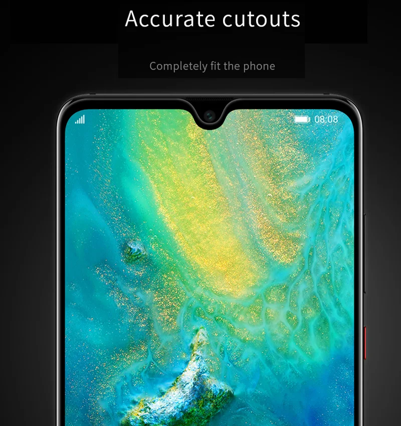 Nillkin XD CP+ макс. закаленное стекло для huawei mate 20 X защитный олеофобный Полный Клей Панели