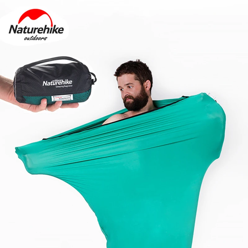Naturehike новый стиль спальный мешок Linner высокое эластичное волокно мягкие