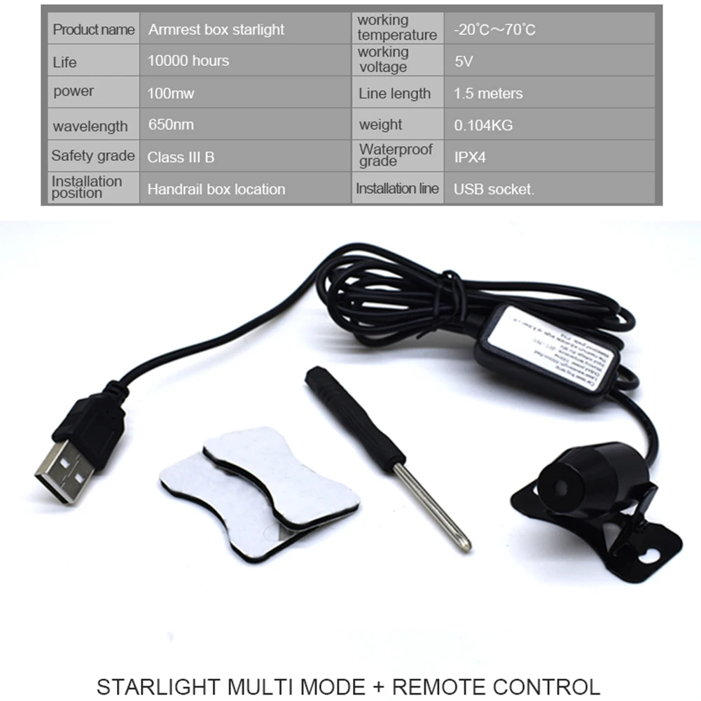 Зарядных порта USB для автомобиля интерьер окружающего светильник атмосферная