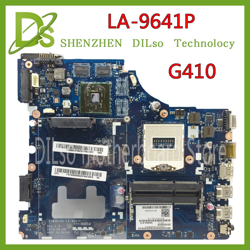 KEFU LA 9641P для Lenovo G410 материнская плата ноутбука HM86 PGA947 Материнская Тест|laptop