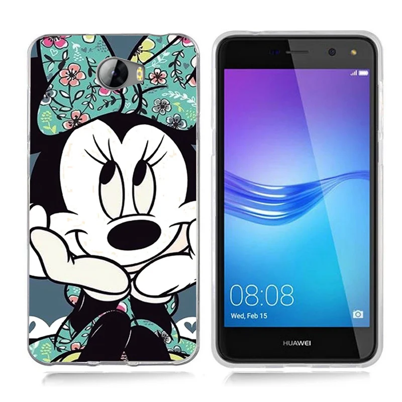 Чехол для Huawei Y5 ii Y5ii чехол/5A LYO-L21/Y6 II компактный ТПУ цветной мягкий чехол с