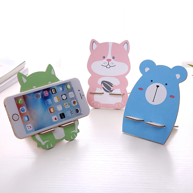 Держатели и стойки для хранения мобильный телефон стеллаж Творческий мультфильм