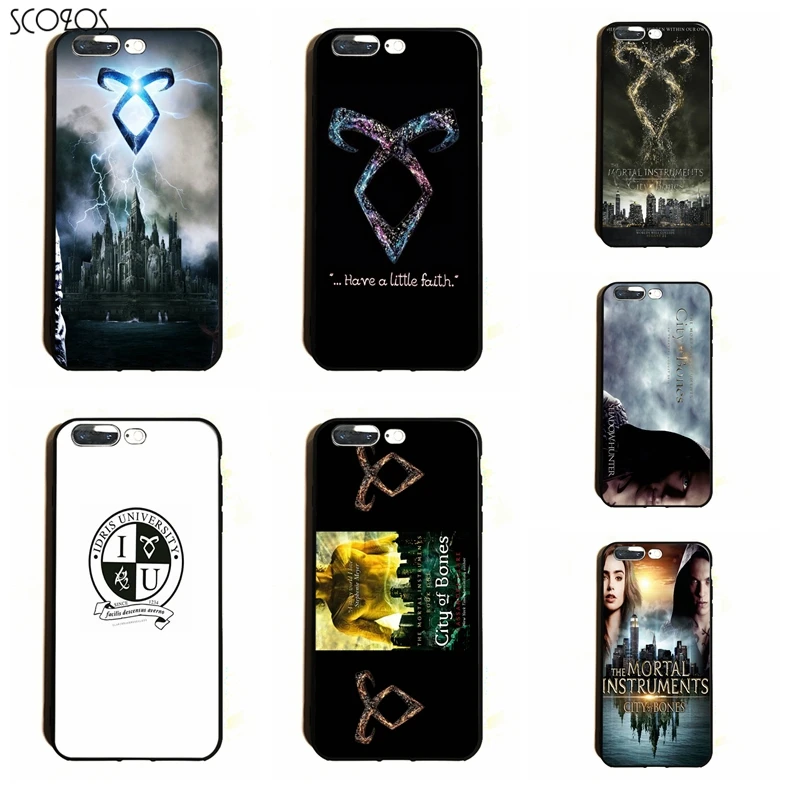 SCOZOS The mmoral instrumes Город костей мягкий чехол для телефона iPhone 5 5S SE 6 7 8 S Plus X Xr Xs Max |