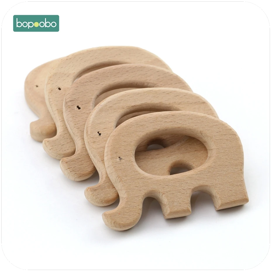 Деревянный Прорезыватель для зубов Bopoobo 1 шт.|baby teether|baby wooden teetherbaby teether teething |