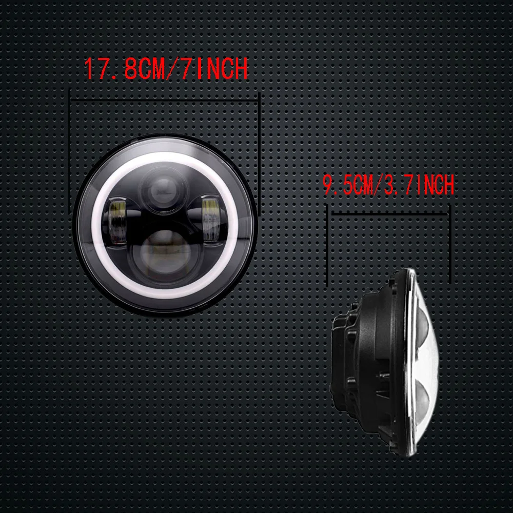 Светодиодные фары для Nissan патруль Y60 7 дюймов 60 Вт Jeep Wrangler JK CJ TJ LJ Hummer H1 H2 прожекторы