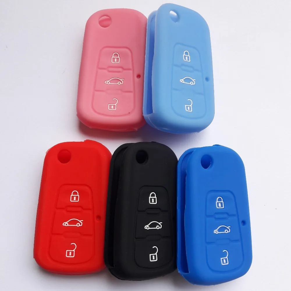 Силиконовый чехол брелок для ключей без ключа MG MG3 MG5 MG6 MG7 GS GT 3 кнопки флип