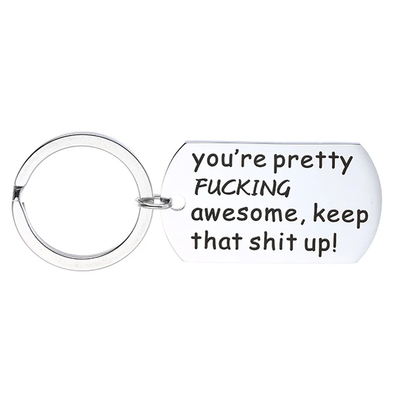 Довольно Смешные удивительные подарки для мужчин его ее брелок ручной работы из