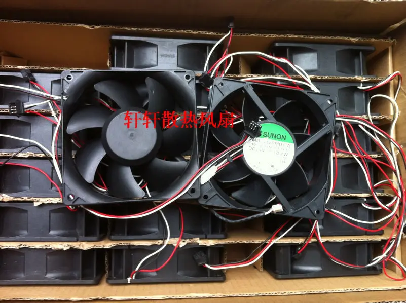Для Sunon PMD2412PMB1 A 12 см вентилятор с двойным шарикоподшипником 24 в 18 2 Вт инвертор