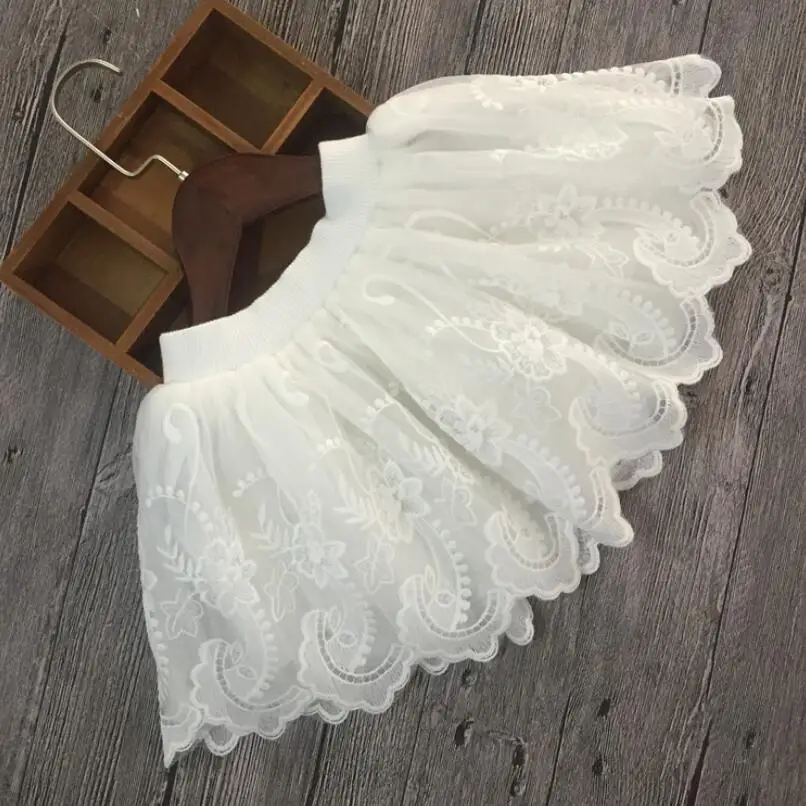 design 2 white Детские юбки для девочек для маленьких девочек белые кружевные юбки-пачки Детские для вечеринки, дня рождения свадебные балетная юбка для танцев для девочек пачки JW2887A - Цвет: design 2 white