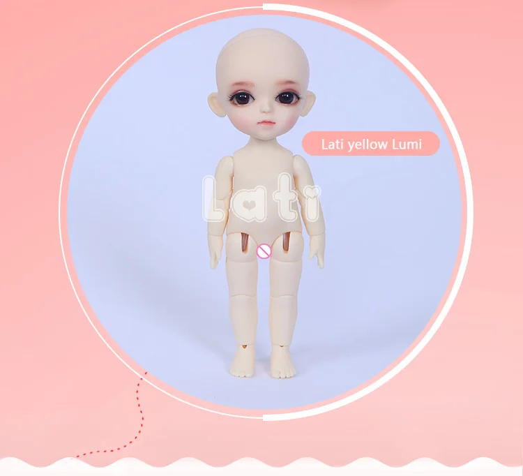 Lati желтый Lumi Fullset костюм SD BJD куклы 1/8 модель тела для девочек и мальчиков Игрушки Napi Pukifee Luts парик Обувь Одежда глаза