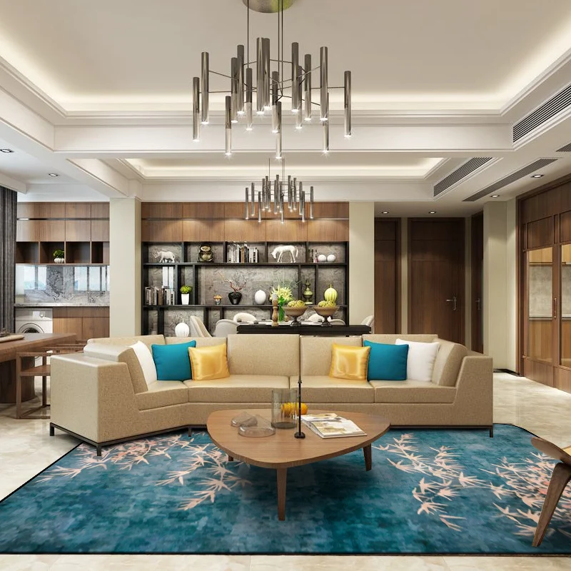 Ковер для гостиной в китайском стиле современный ковер спальни Прямоугольный