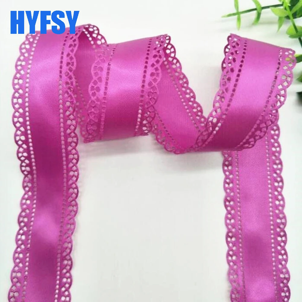 Hyfsy 10090 30 мм кружевная лента полый сделай сам головной убор 10 ярдов подарочная