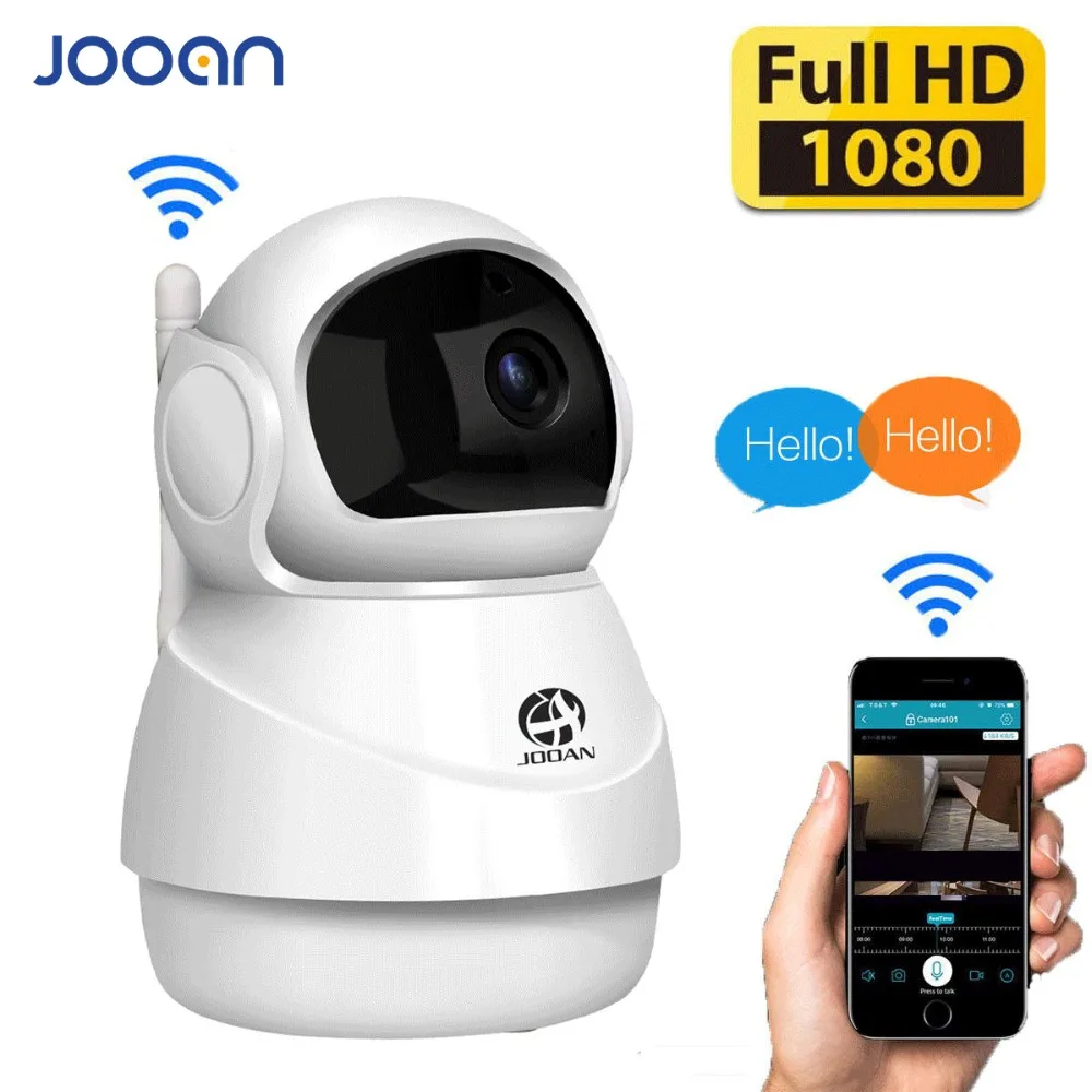 JOOAN Ip камера беспроводная 1080P HD умная WiFi Домашняя безопасность IR Cut видео с