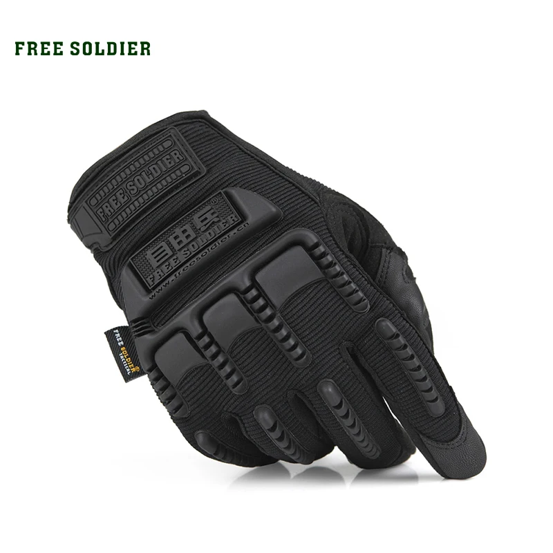 

FREE SOLDIER Outdoor Sport Cycling Tactical Racing Touch Screen Gloves Non-slip Windproof Training Gloves