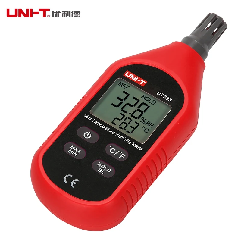Мини UNI T UT333 цифровой C/F термометром и гигрометром декоративные часы для