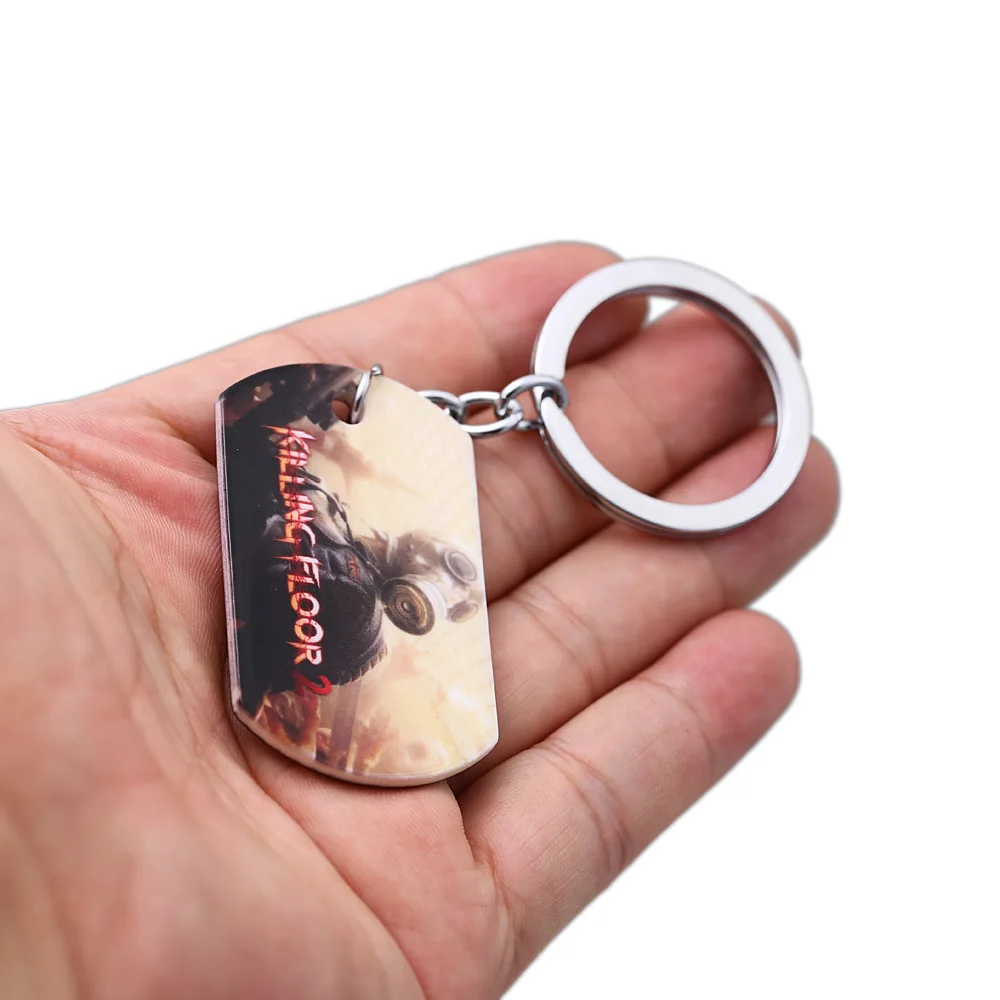 Julies игры ювелирные изделия убийства пол 2 брелок Dog Tag металлический подвесной