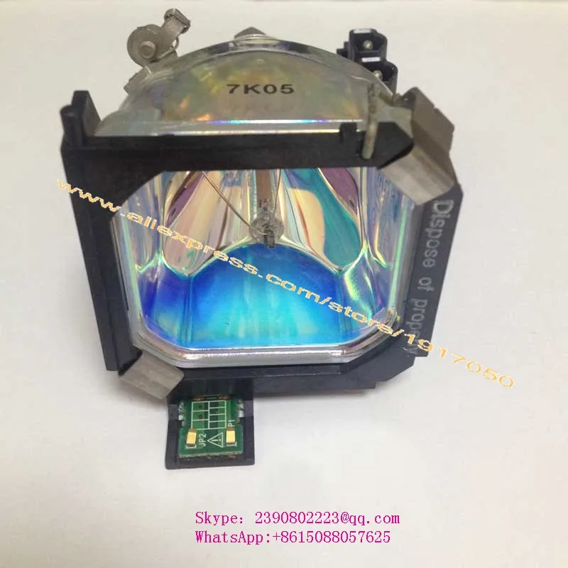 Оригинальная лампа проектора для Epson EMP 700 710 500 с корпусом (ELPLP10)| |