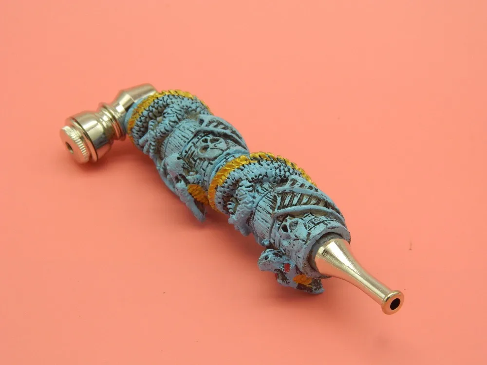 Синий дракон стиль табачные трубы Смола и алюминий аксессуары для курения