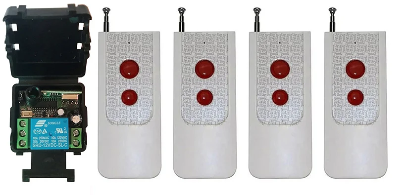 DC 12V 24V 1 CH каналы 1CH RF беспроводной пульт дистанционного управления Система