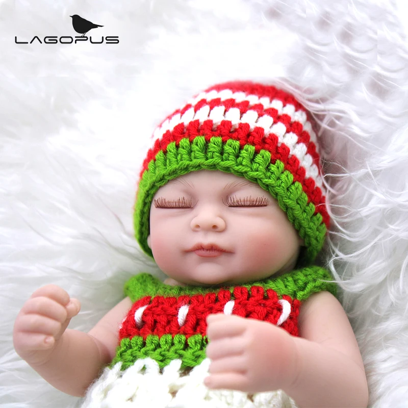 10 дюймов полностью виниловые силиконовые куклы для новорожденных девочек милые