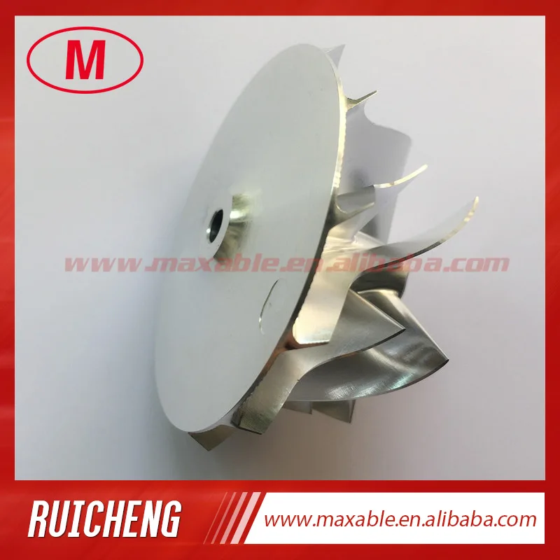 K16 5324-123-2206 49.62/61.98mm 6+6 blades high performance billet/milling/aluminum 2618 compressor wheel for 1855-970-0000 | Автомобили и