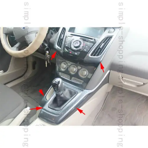 18 шт. цветная обложка из углеродного волокна для Ford Focus 2012|Хромирование| |