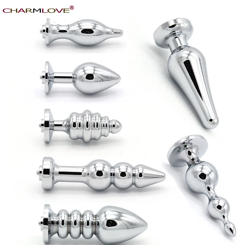 Stainless Steel Electric Shock Vaginal Anus Plug Prostate Massage Butt Anal Electro Sex Toys For Men Woman Gay Erotic Games |