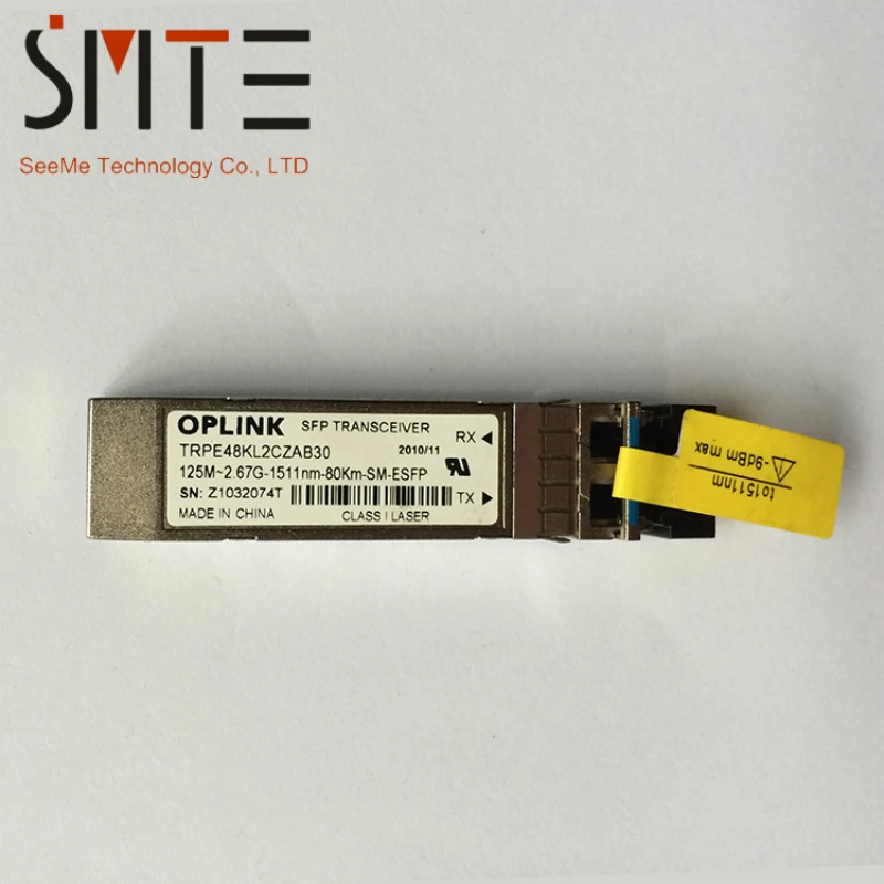 Оптический трансивер OPLINK TRPE48KL2CZAB30 125 м ~ 2 67G 1511nm 80km SM ESFP Z1032074T SFP|transceiver| |