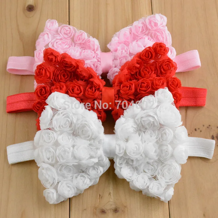 Новые Девушки Головные уборы девушки банты повязки на голову 4 7 ''большой