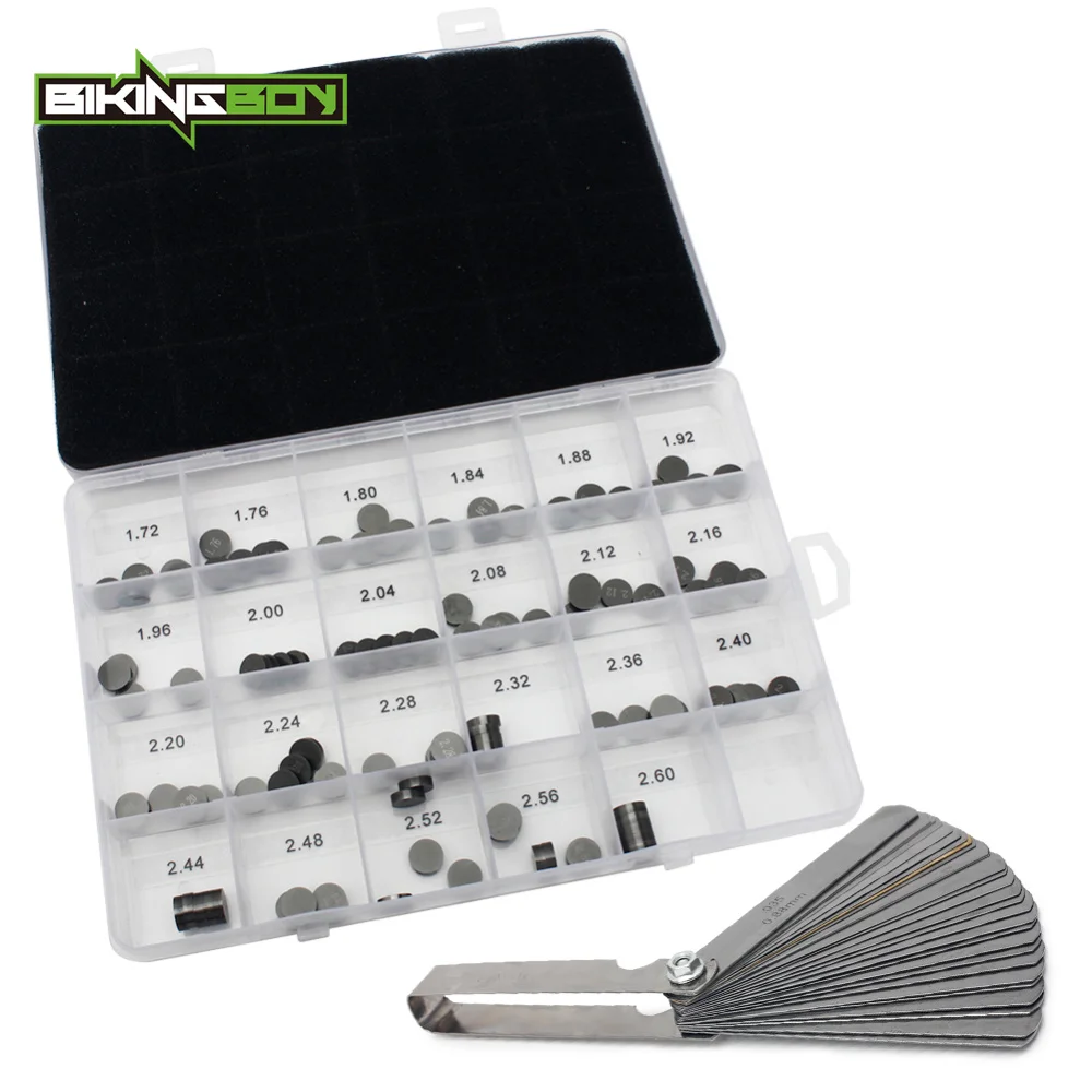 BIKINGBOY 8.9mm 1.72 - 2.60 Valve Shim 32 Blade Feeler Gauge for KTM 250 350 450 505 SX-F EXC XC-F SX SMR Freeride 13 14 | Автомобили и