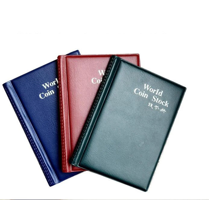 New Useful 120pcs Holder Storage Money Penny Pockets Book for Coin Album collection home decoration accessories|book collection|book coinsbook book |