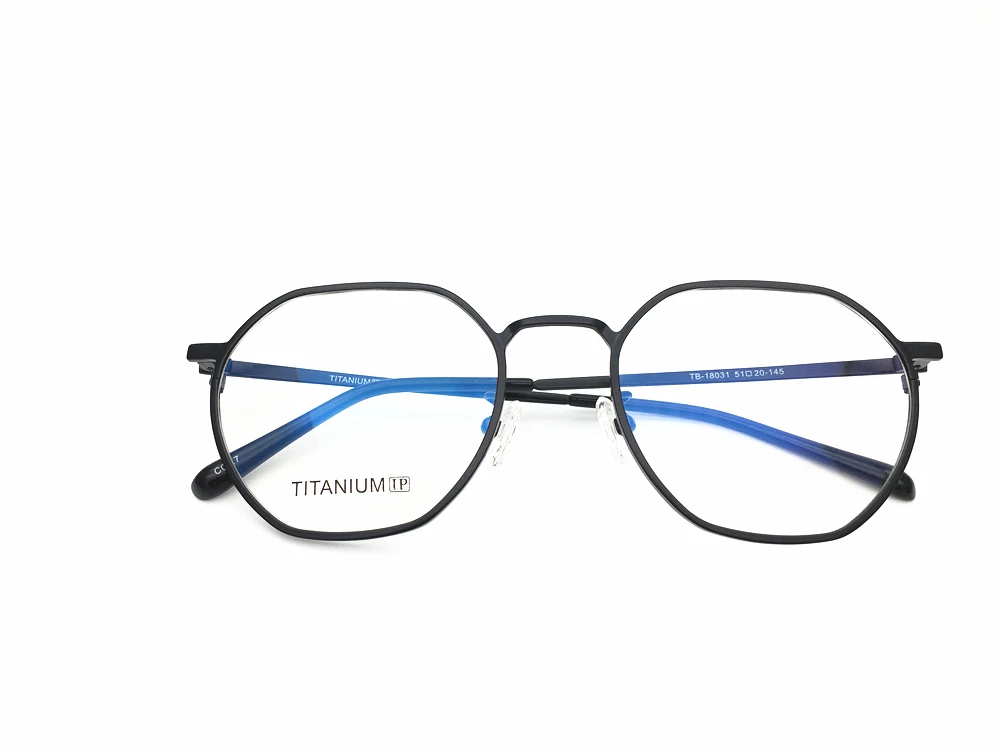 Нестандартный дизайн титана с ацетатной оправой Модные мужские очки светильник