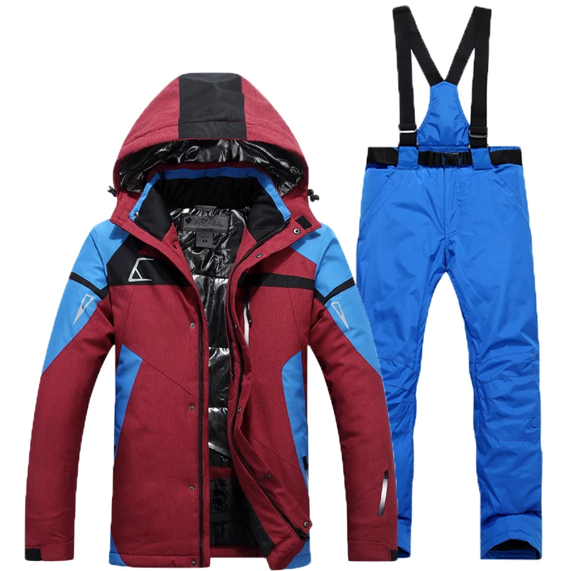 Комплект верхней одежды для кемпинга катания на лыжах сноуборде супер теплая