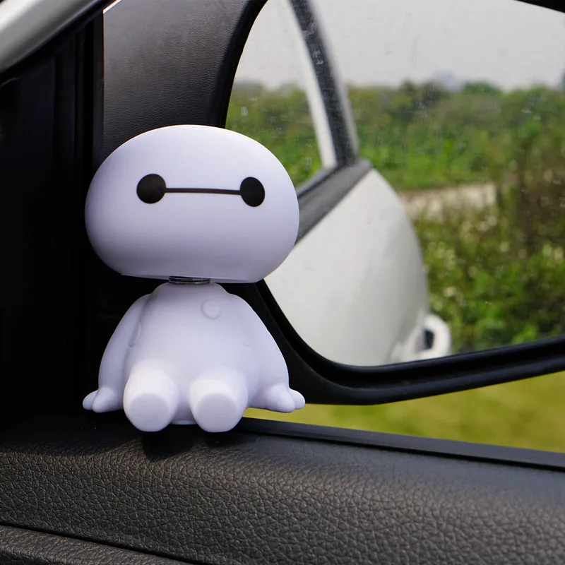 Украшения для автомобиля боблевая голова Baymax кукла игрушечные аксессуары