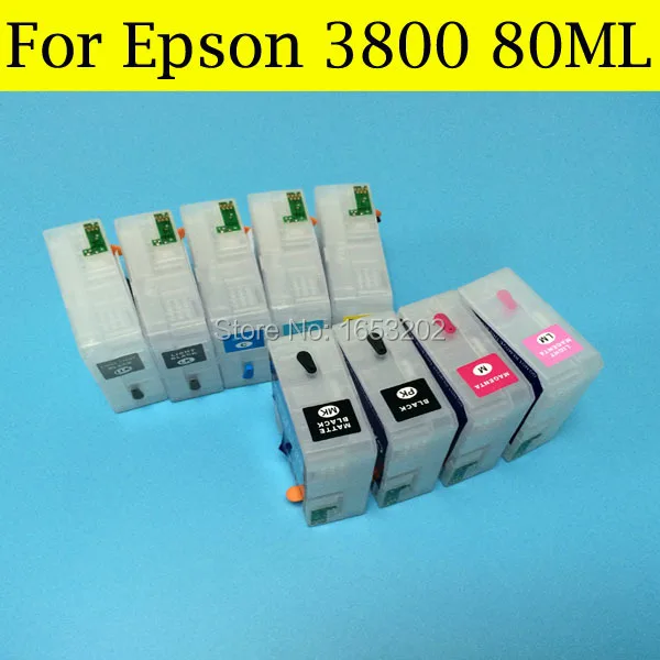 Новинка картридж с горячими чернилами для Epson Stylus pro 3800XL 580 3800C принтер чиповым