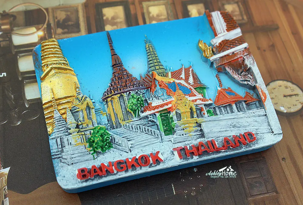 Туристический сувенир из Бангкока Таиланд 3D искусственная смола подарок|travel