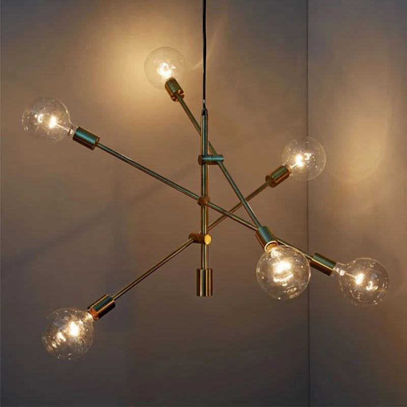 

Modern hanging lamp light LED dinning bed room bedroom foyer round glass ball black gold nordic simple modern pendant light lamp
