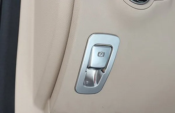 Матовая хромированная Автомобильная крышка ручного тормоза Накладка для Mercedes Benz