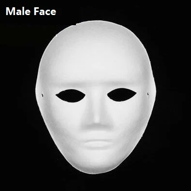 Male Face YOFAY, цветные Вечерние Маски для рисования, маска для лица с рисунком, маска для рисования, Венеция, вырезка, пустые маски для детского сада, сделай сам, поставка рукоделия - Цвет: Male Face