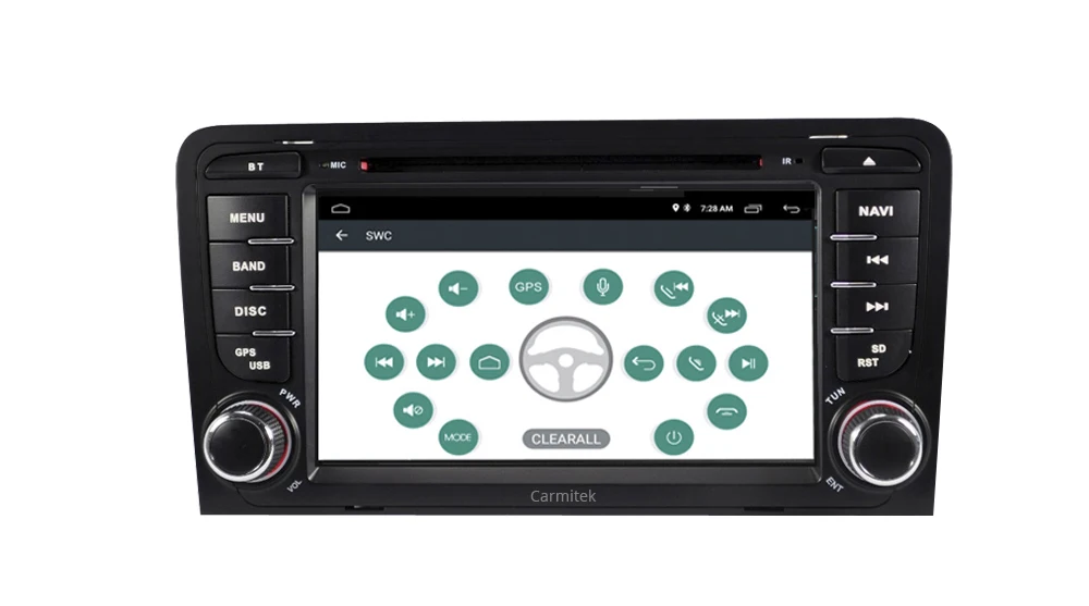 Платформа Android автомобильный радиоприемник 2 Дина DVD плейер gps радио мультимедиа для Audi A3 8P S3 RS3 2003 2004 2005 2006 2007 2008 2009 2010 2011