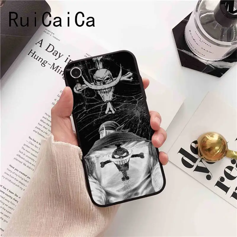 Ruicaica японский аниме коллаж одна деталь Луффи Новинка чехол для телефона Fundas iphone 8