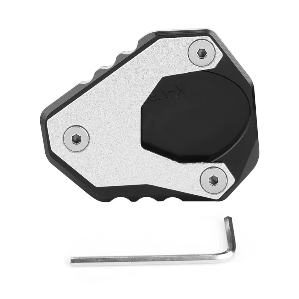 

Motorcycle CNC Kickstand Side Stand Enlarger Extension Pad for Kawasaki Versys/KLE 650 15-18 prevent rusting and corrosion