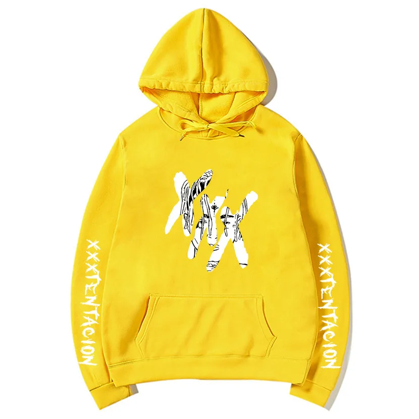 Толстовка с капюшоном XXXTentacion для мужчин/женщин Повседневная Уличная толстовка