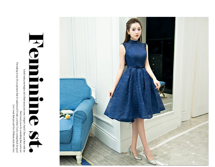 Vestidos beauty Emily, милое кружевное вечернее платье, для невесты, банкета, Элегантные аппликации, бисероплетение, без рукавов, Короткие вечерние платья